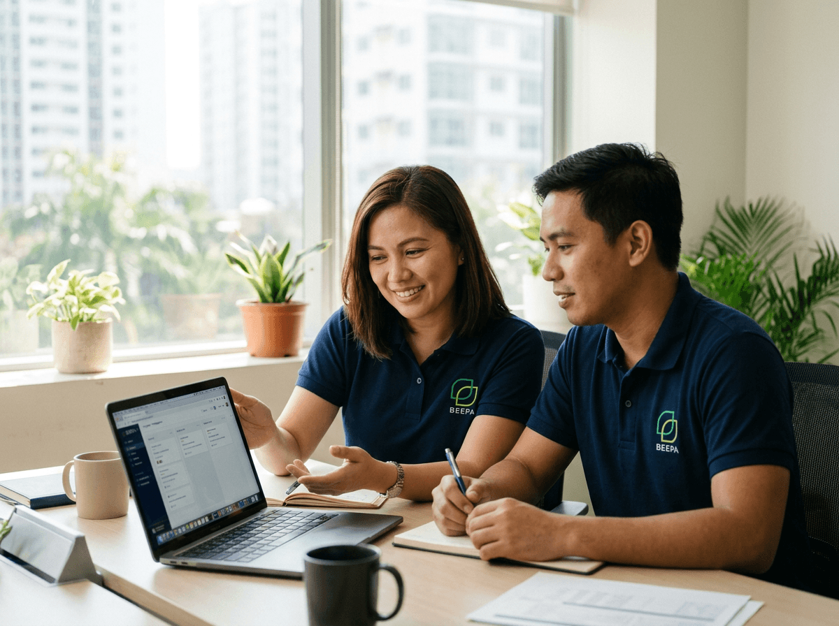 Virtual Assistants with Filipino Beepa professionals